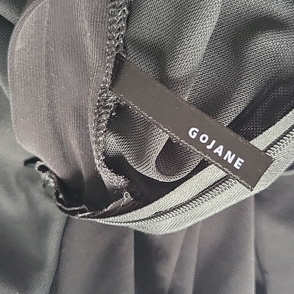 GoJane|Black Mesh Sheer Dress | - Picture 11 of 16